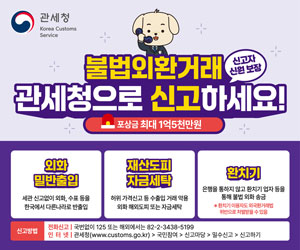 관세청 불법외환거래 신고